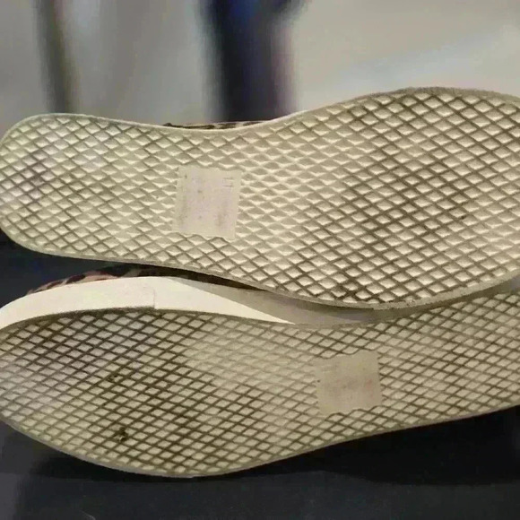 Soda Lepord Print Wedge Platform Sneaker Size 11 - Picture 2 of 6